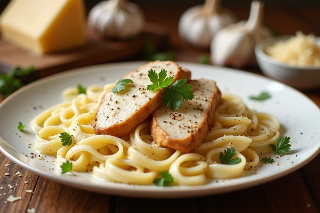 Creamy Chicken Alfredo Pasta