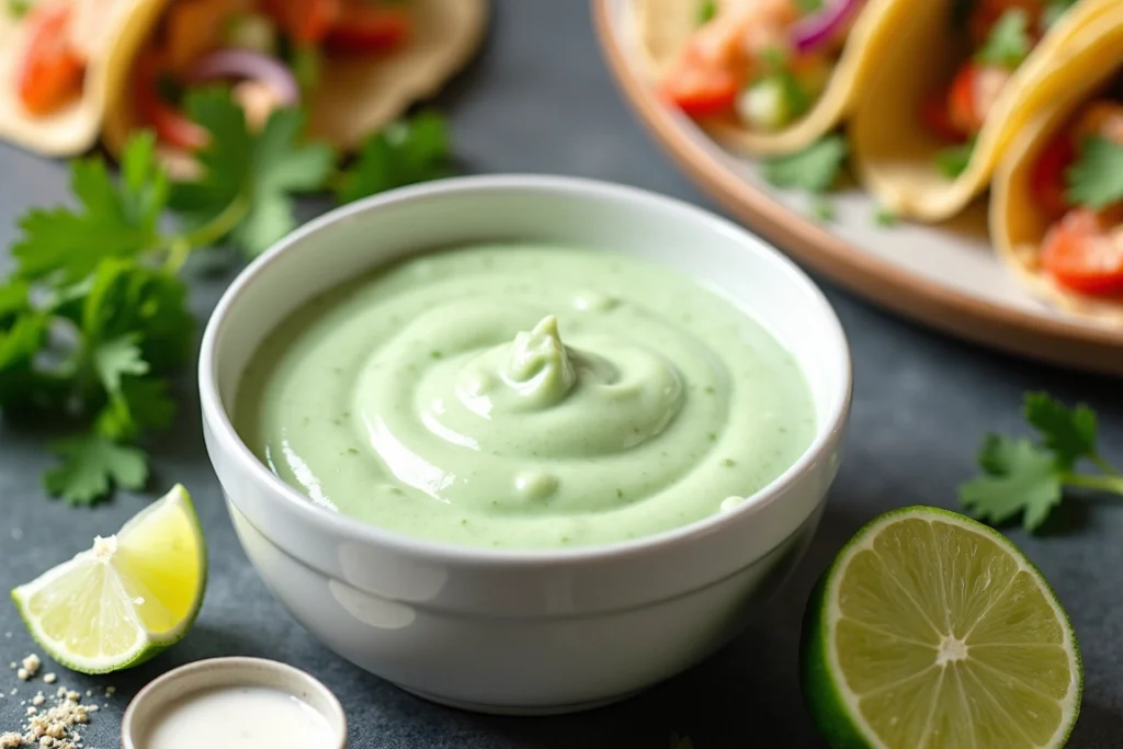 Creamy Lime Cilantro Sauce