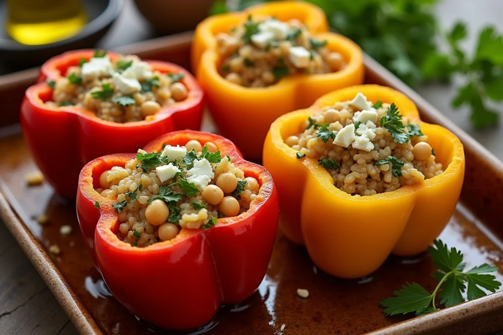 Mediterranean Stuffed Peppers