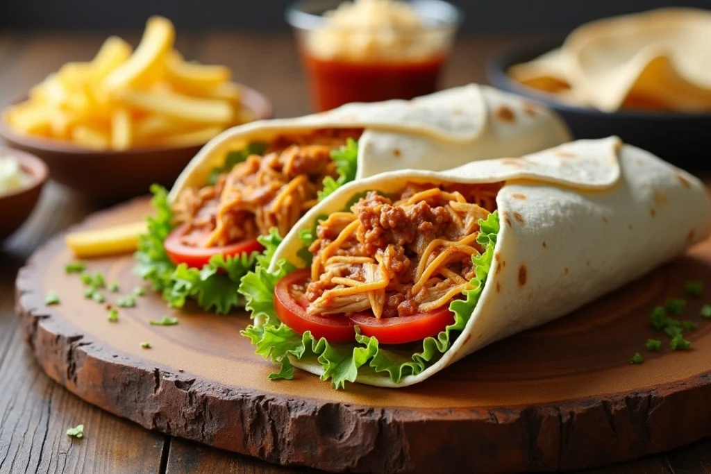 BBQ Chicken Wraps