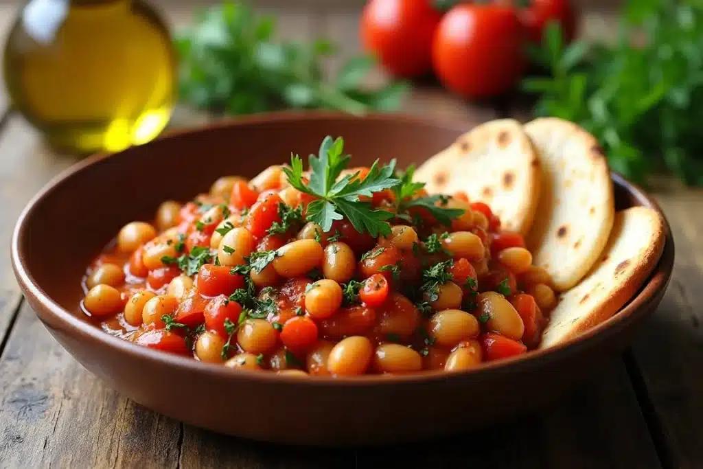 Mediterranean-Inspired Baked Beans