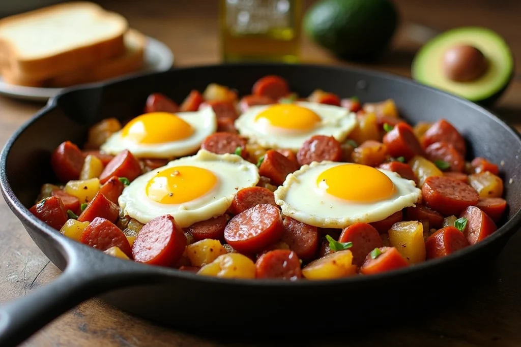 Hearty Kielbasa Breakfast Hash