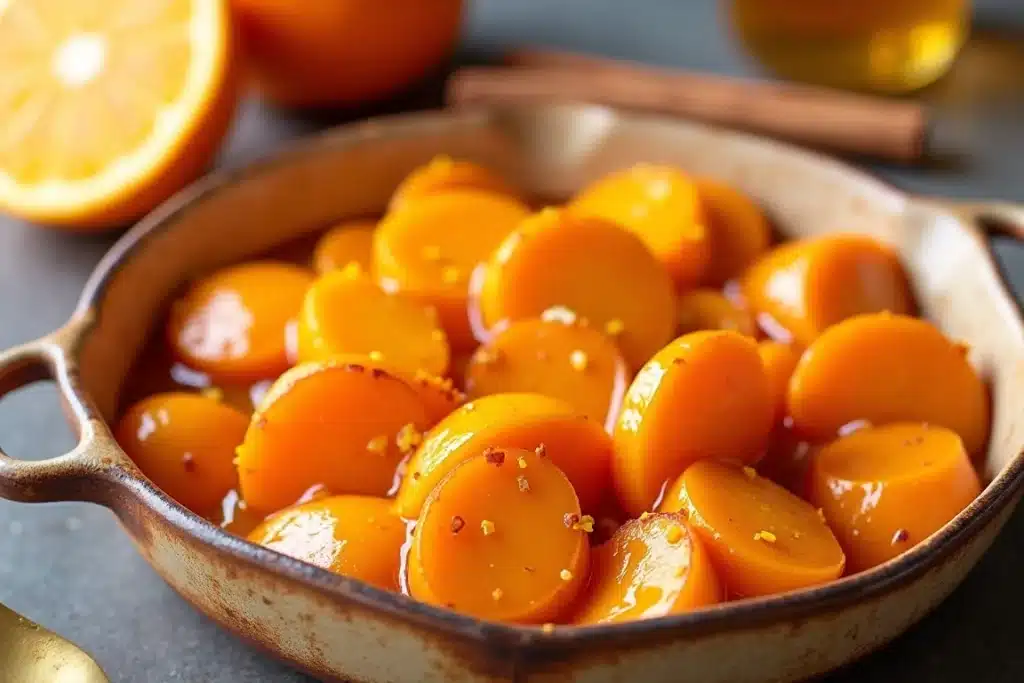 Honey and Orange Candied Yams