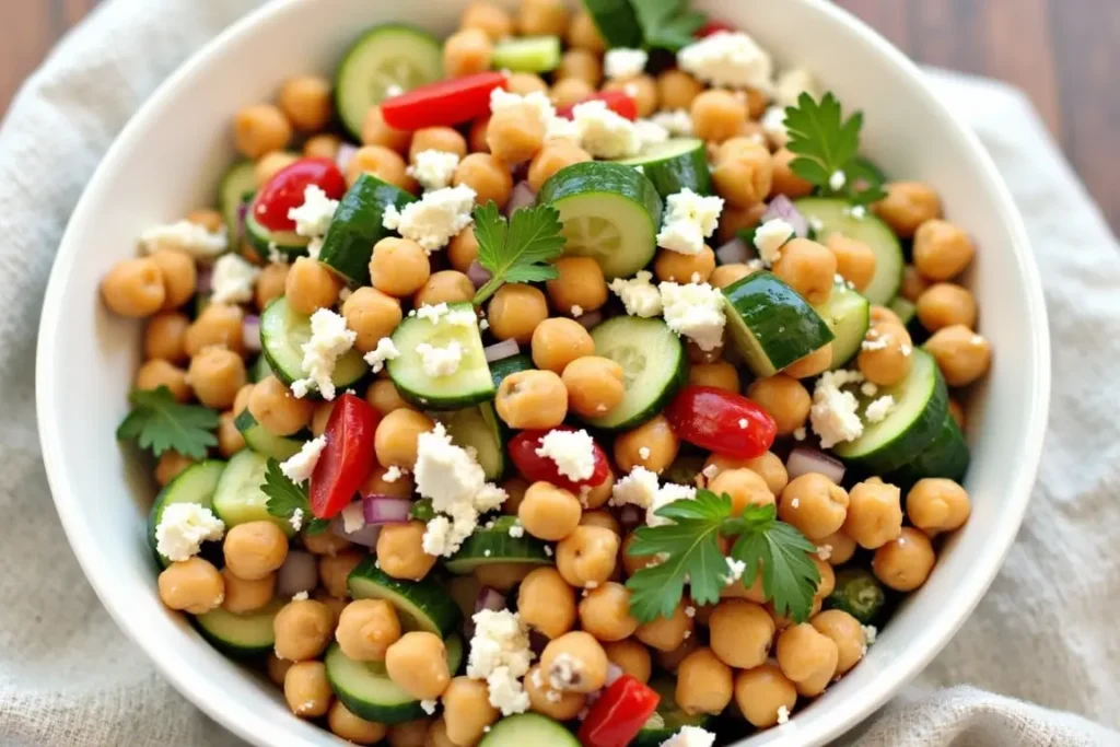 Mediterranean Chickpea Salad