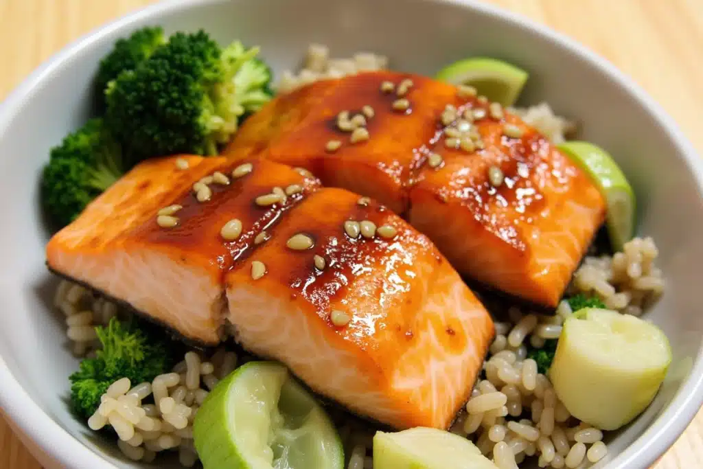 Teriyaki Salmon Bowls