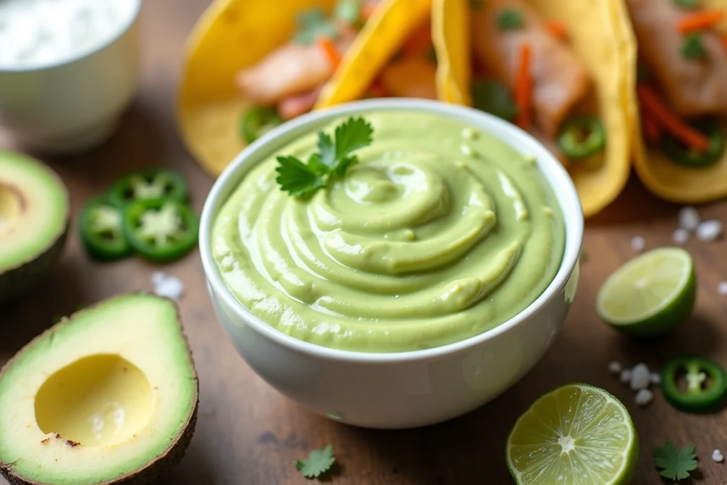 Creamy Avocado Jalapeño Sauce