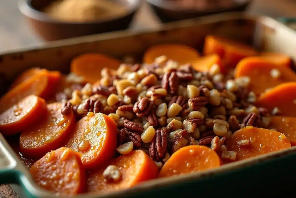 Candied Yams with Pecans