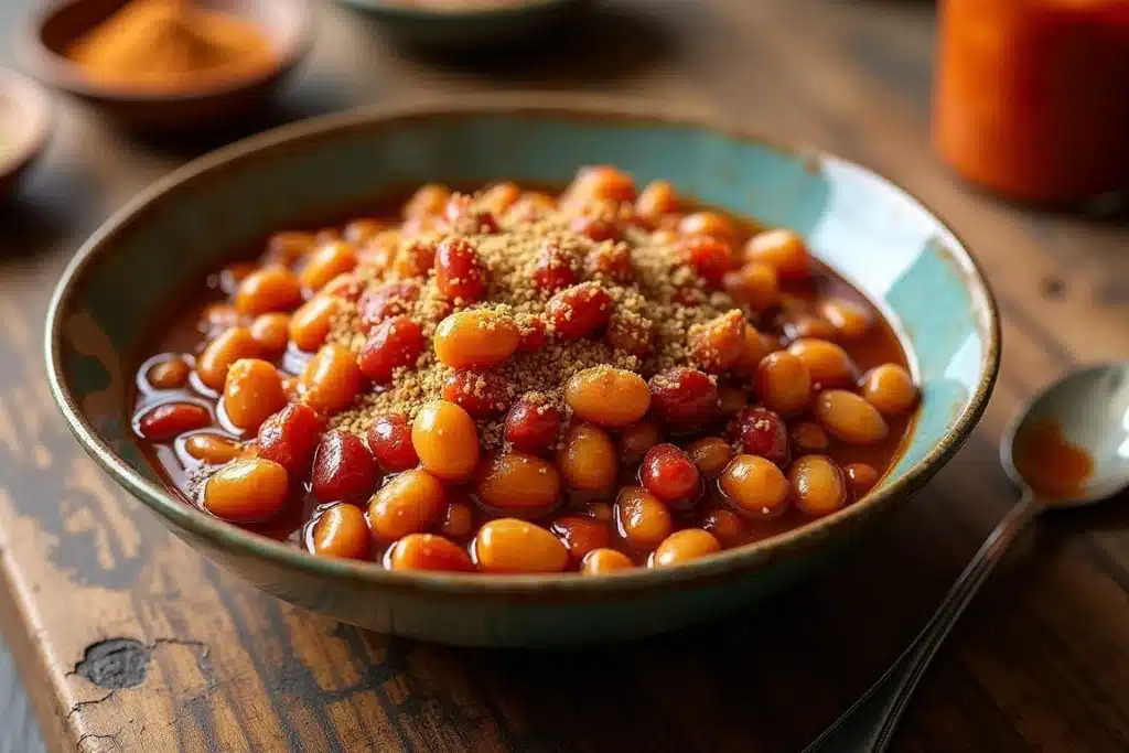 Spicy Chipotle Baked Beans