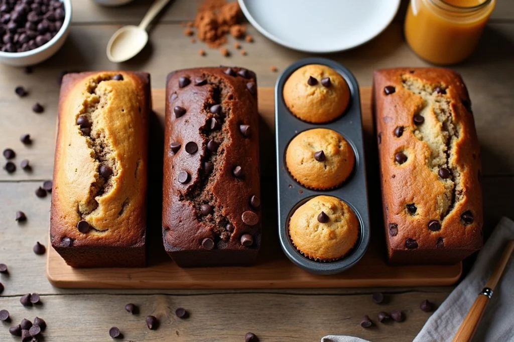 Vegan Chocolate Chip Banana Muffins