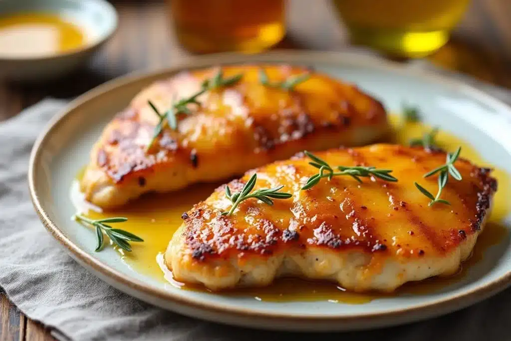 Honey Mustard Glazed Cutlets