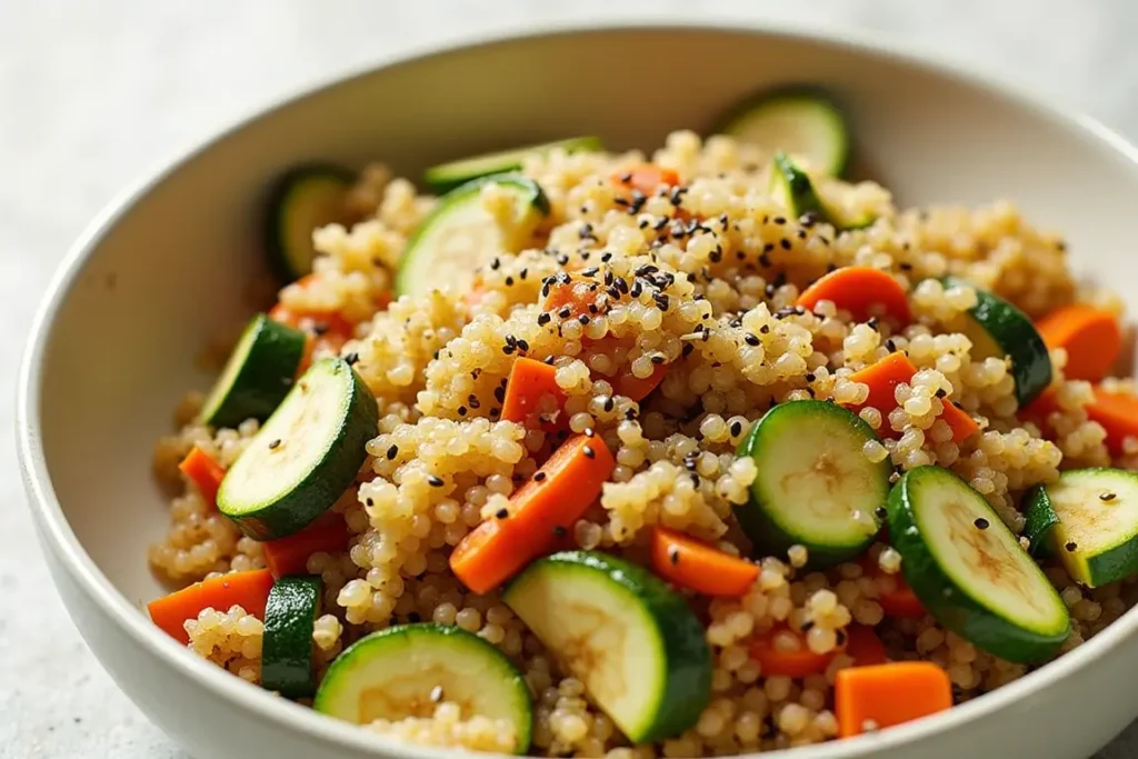 Quinoa and Veggie Stir-Fry