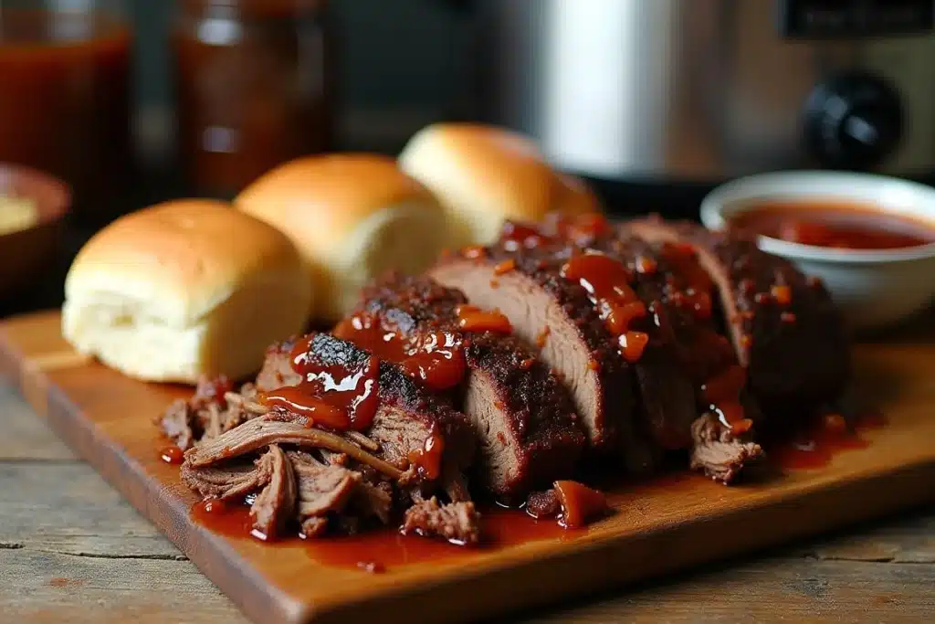 Slow Cooker BBQ Chuck Roast