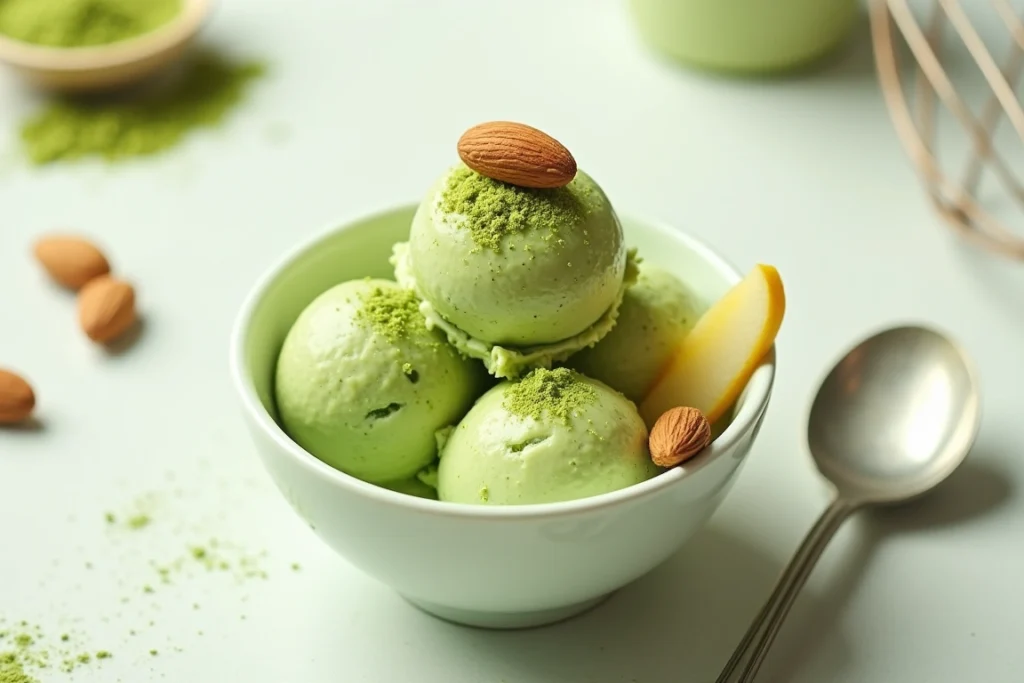 Matcha Green Tea Protein Ice Cream