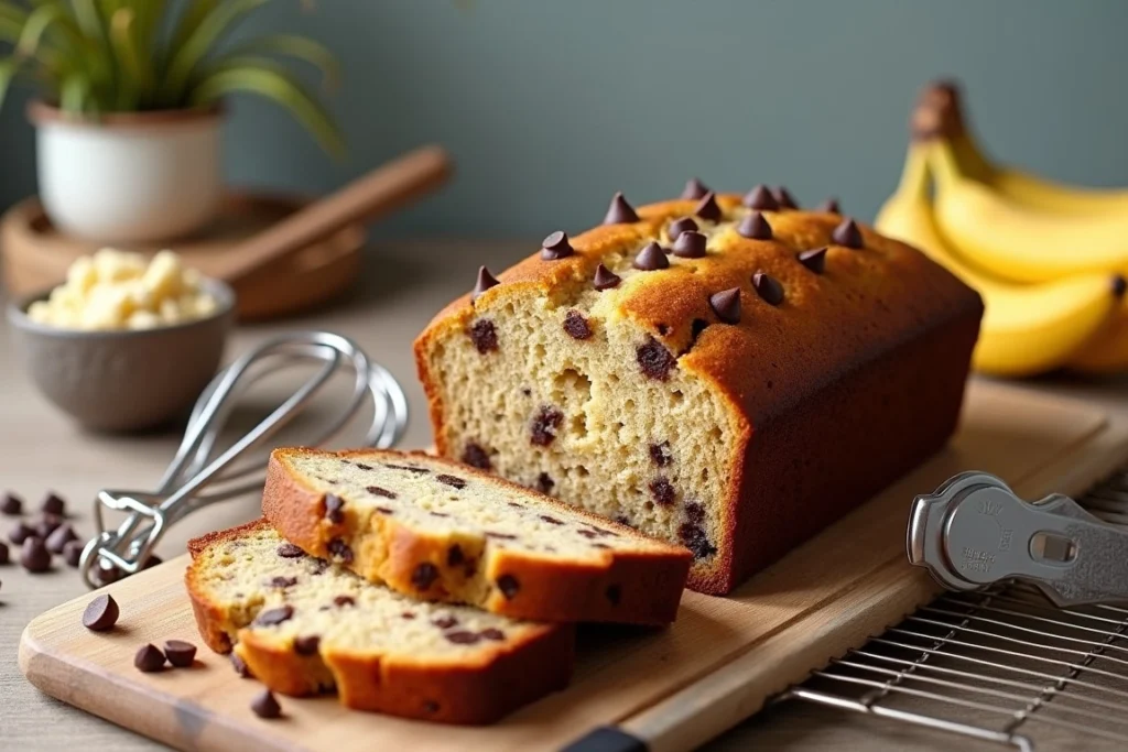 Classic Chocolate Chip Banana Bread