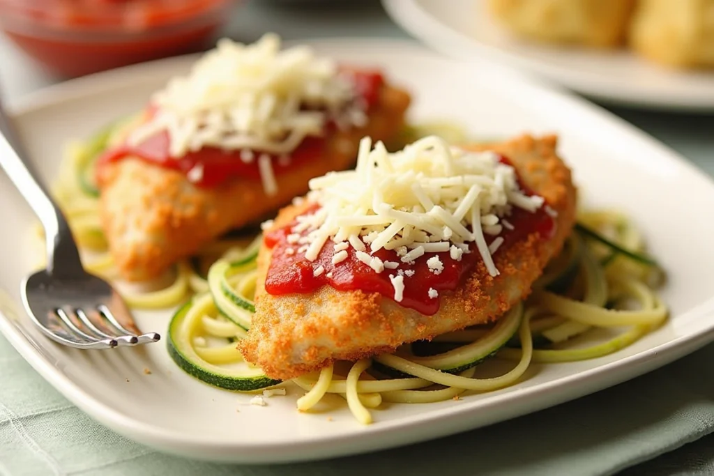 Low-carb chicken parmesan recipe