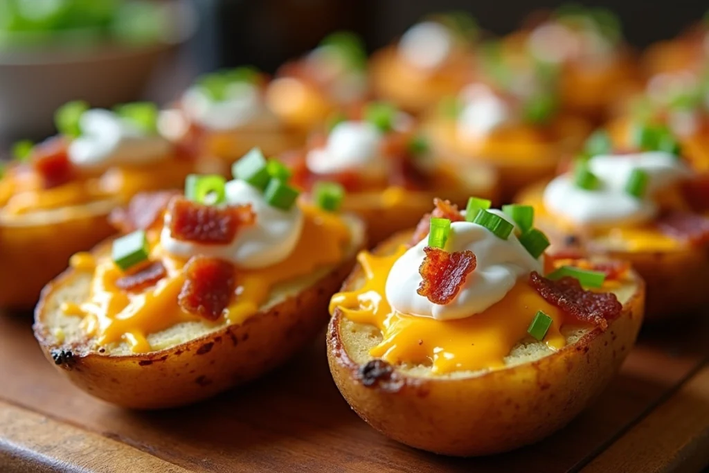 Loaded Cheesy Potato Skins