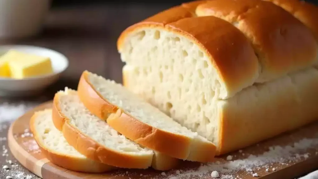 An assortment of sandwich bread loaves, including classic, whole wheat, herb and garlic, sourdough, and specialty options like cheddar jalapeño and cinnamon swirl, arranged on a rustic table