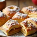 Assorted apple desserts made with puff pastry