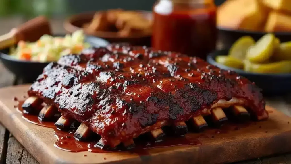 Assorted beef back rib dishes with various flavors